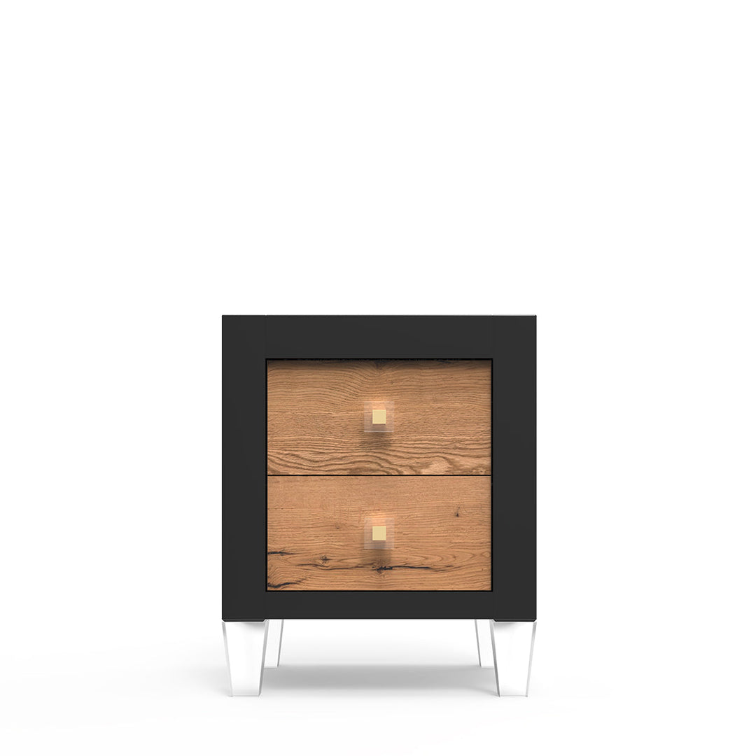 Romina - Millenario Nightstand - Solid Black-Romina image