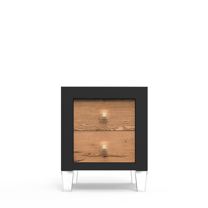Romina - Millenario Nightstand - Solid Black-Romina image