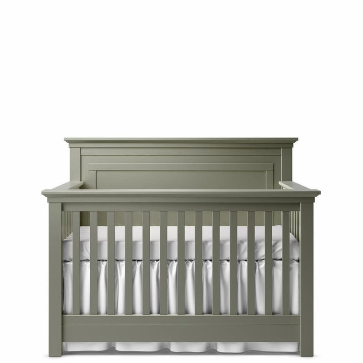 Romina - Karisma Convertible Crib / Solid Back - Vintage Grey-Romina image