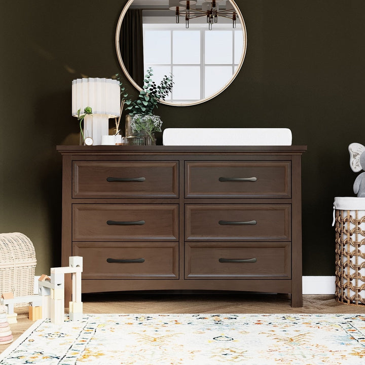 Silva Furniture -  Serena Double Dresser - Nocello-Silva Furniture image