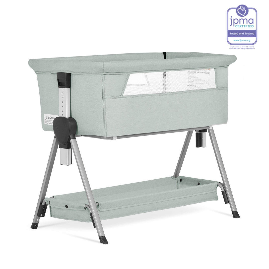 Dream on Me - Lilly Bassinet &amp; Bedside Sleeper - Light Grey 1 image