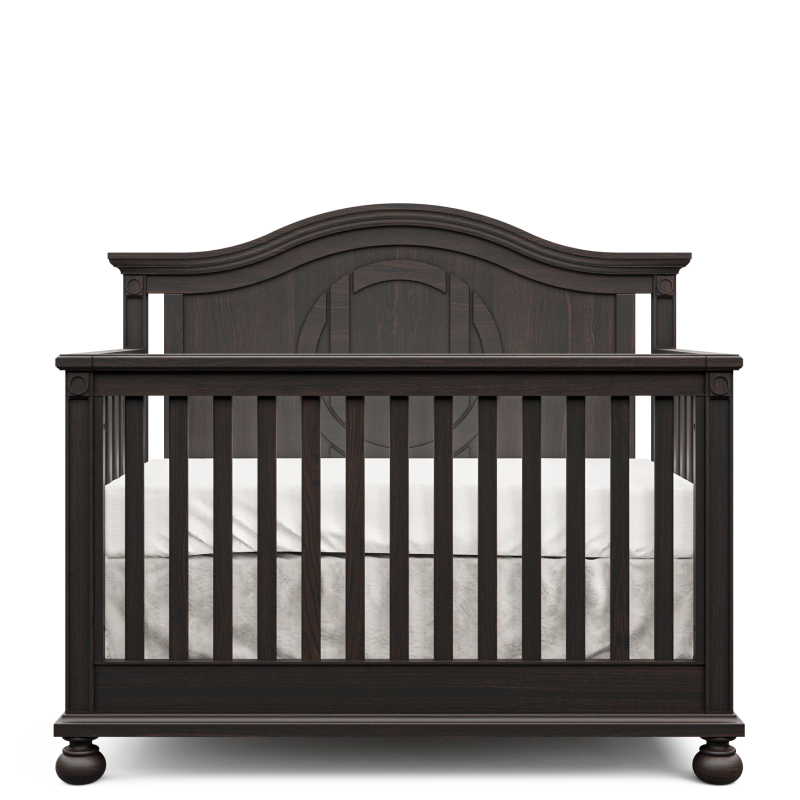 Romina - Dakota Convertible Crib / Solid Back - Bruno Rosso-Romina image