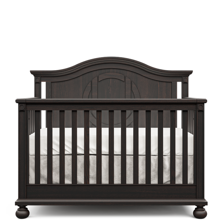 Romina - Dakota Convertible Crib / Solid Back - Bruno Rosso-Romina image