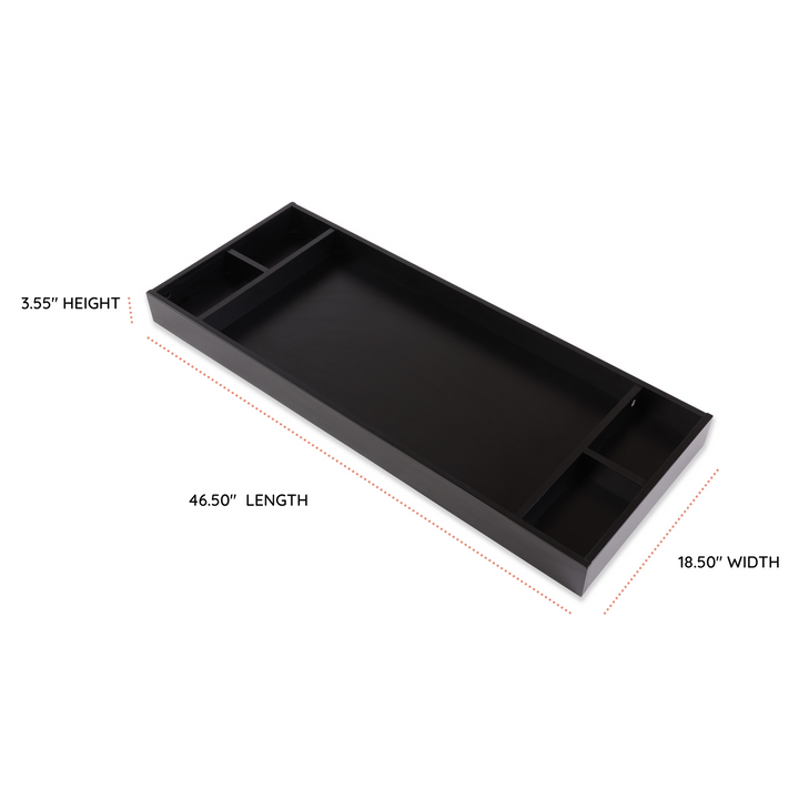 Dadada - Changing Tray for Soho and Chicago Dressers - Black 1 image