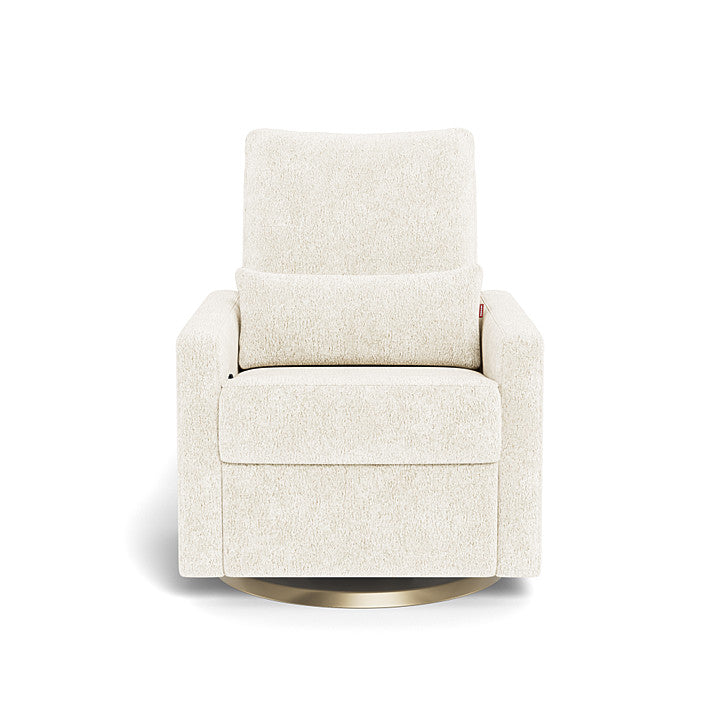 Monte design - Matera Glider Recliner - Performance Faux Sheepskin-Monte design, Gold Swivel-Monte design, Faux Sheepskin-Monte design image