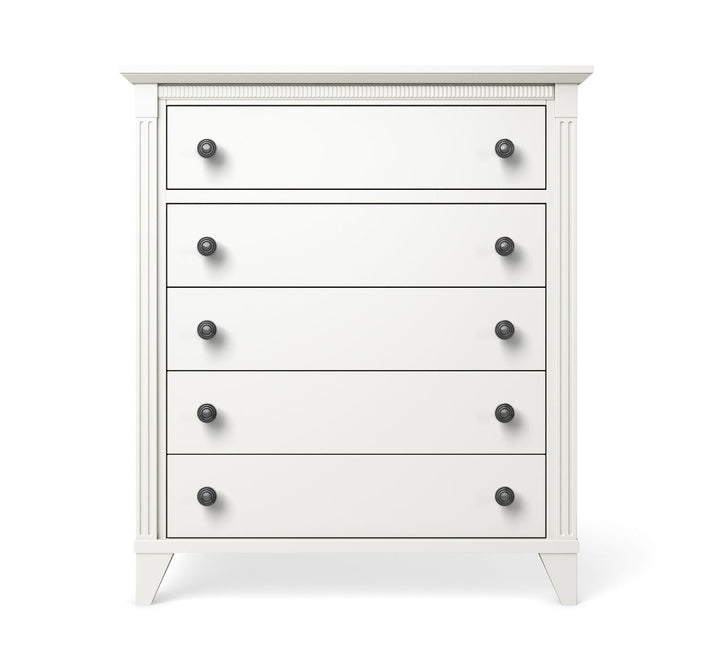 Silva Furniture - Edison Tall Chest - White-Leander image