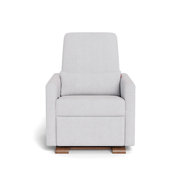 Monte design - Grano Glider Recliner - Performance Boucle-Monte design, Walnut-Monte design, Dove Grey Boucle-Monte design image