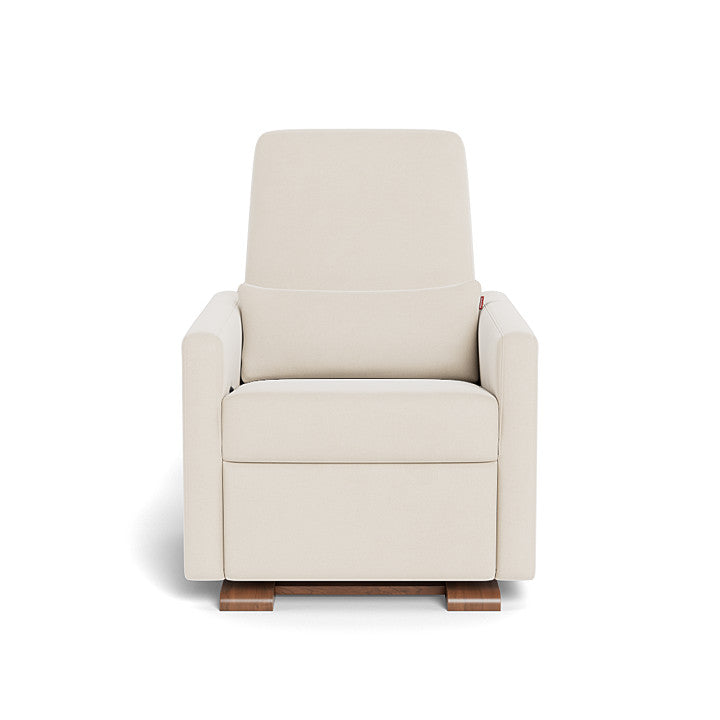 Monte design - Grano Glider Recliner - Brushed Cotton-Linen-Monte design, Walnut-Monte design, Beach-Monte design image