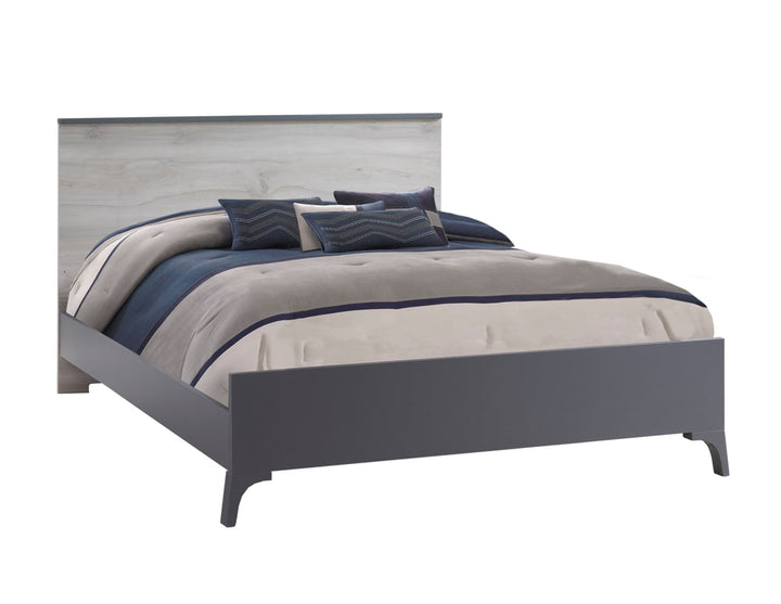 Tulip - Metro Double Bed Conversion Rails and Low profile footboard 54 Inch - Charcoal 1 image