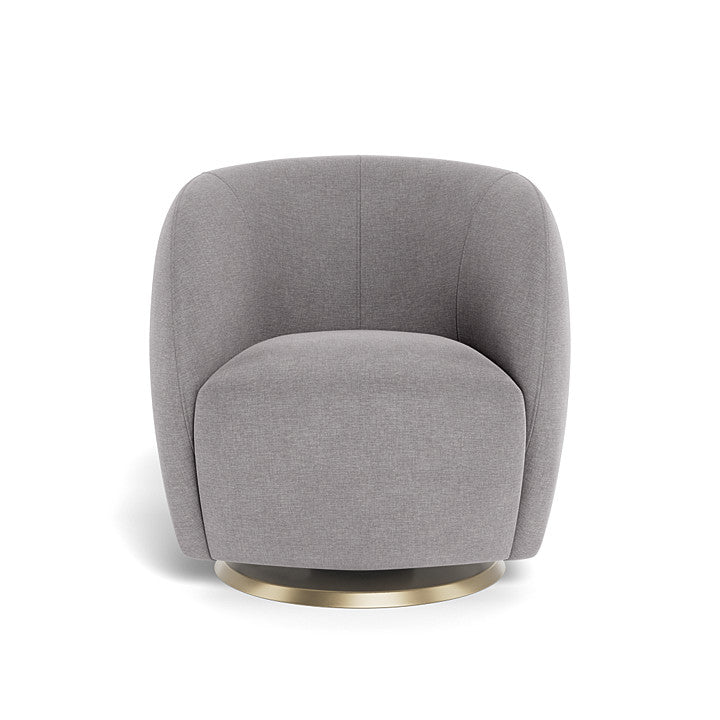 Monte design - Gem Swivel Glider - Performance Heathered-Monte design, Gold Swivel-Monte design, Pebble Grey-Monte design image