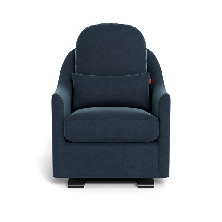 Monte design - Nessa Glider - Brushed Cotton-Linen-Monte design, Espresso, Midnight Blue-Monte design image