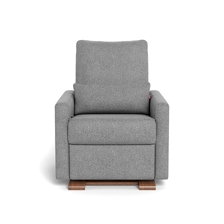 Monte design - Matera Glider Recliner - Performance Weave-Monte design, Walnut-Monte design, Pepper Grey-Monte design image