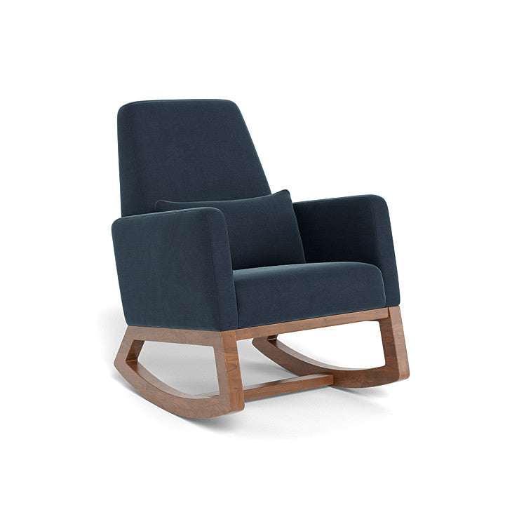 Monte design - Joya Rocker - Walnut-Monte design, Brushed Cotton-Linen-Monte design, Midnight Blue-Monte design image