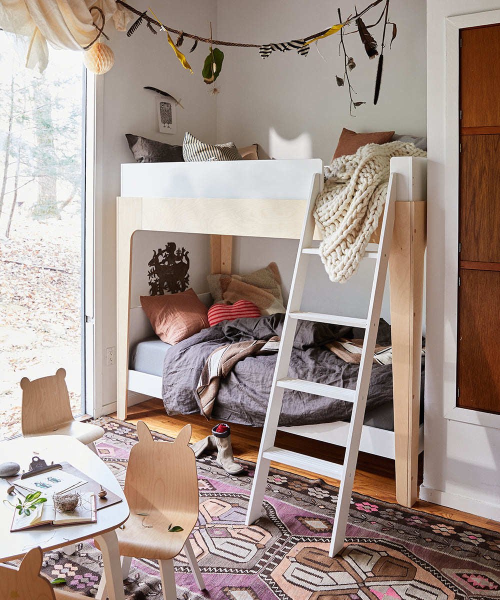 Oeuf NYC - Perch Bunk bed - White/Birch image