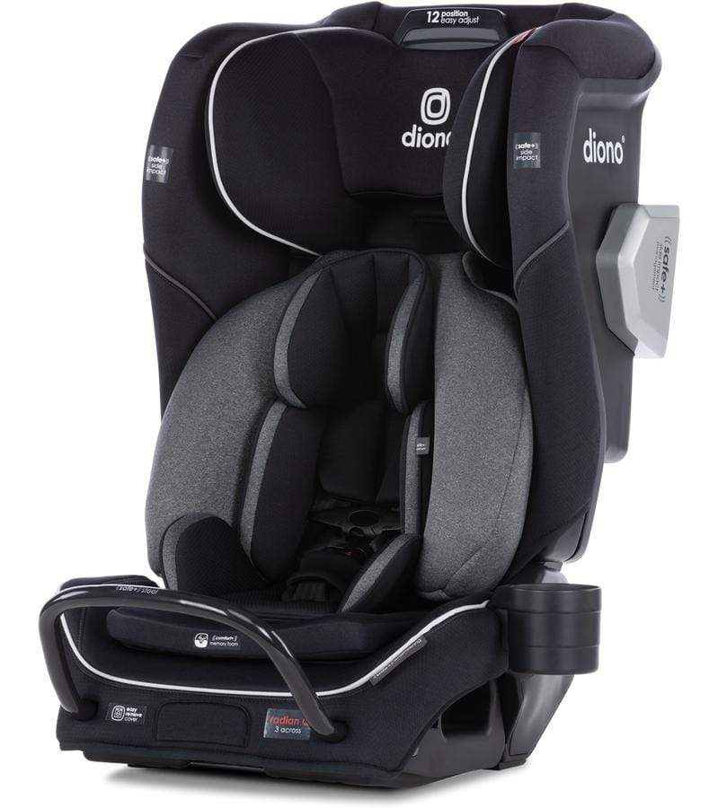 Diono - Radian 3QXT Latch All-in-One Convertible Car Seat - Black Jet-Diono image
