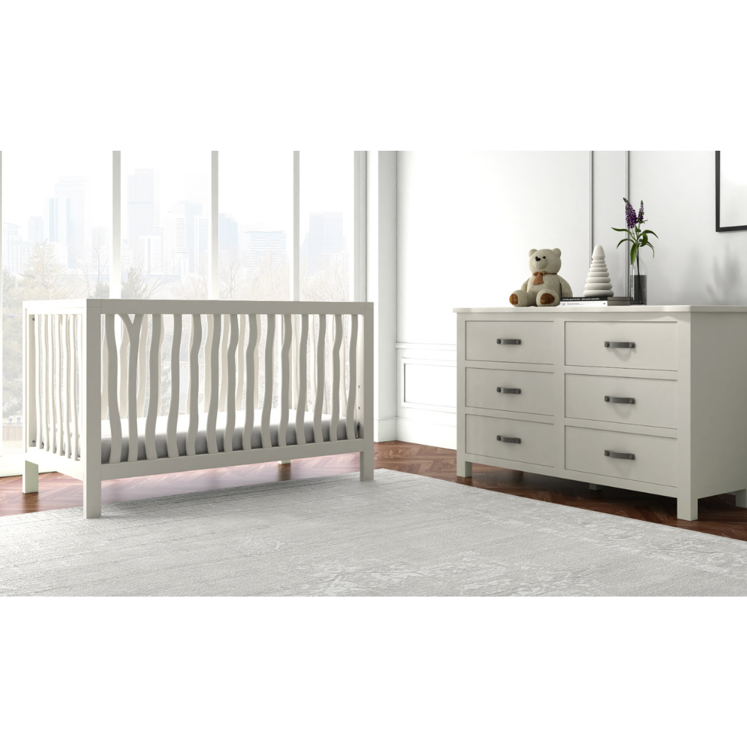 Milk Street - Branch Convertible Crib - Snow-Milk Street image