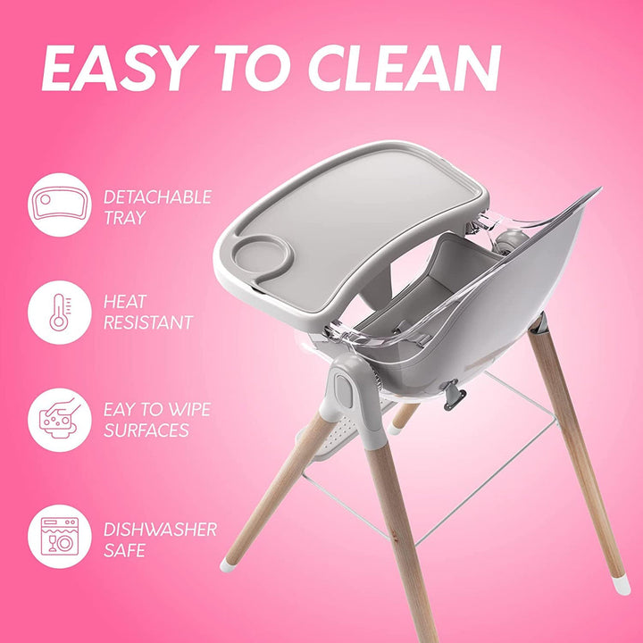 Children of Design - High Chair With Removable Cushion image 3