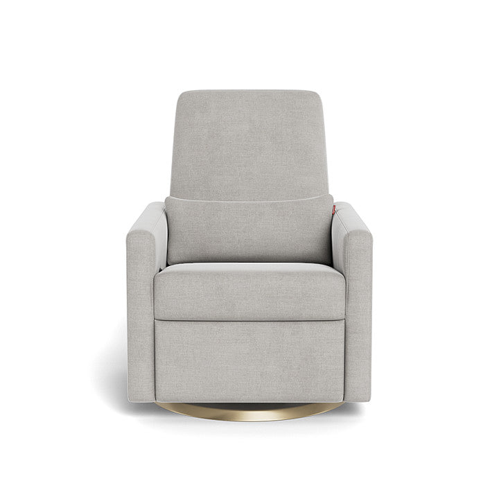 Monte design - Grano Glider Recliner - Brushed Cotton-Linen-Monte design, Gold Swivel-Monte design, Smoke-Monte design image