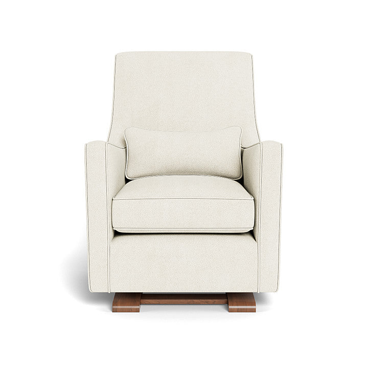 Monte design - Luca Glider - Performance Boucle-Monte design, Walnut-Monte design, Ivory Boucle-Monte design image