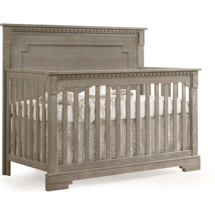 Natart - ITHACA 5-IN-1 CONVERTIBLE CRIB - Sugar Cane (Brushed)-Natart image