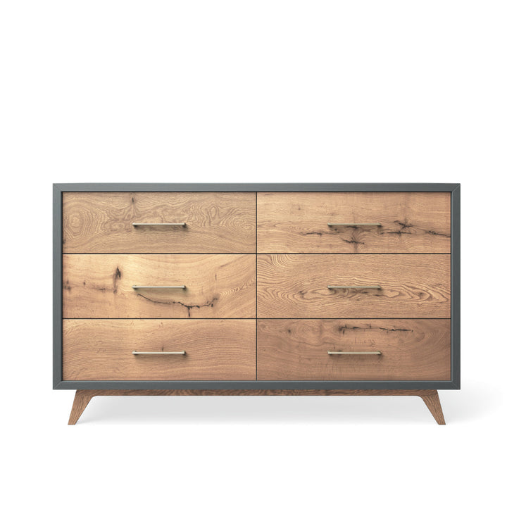 Romina - Uptown Double Dresser - Washed Grey-Romina image