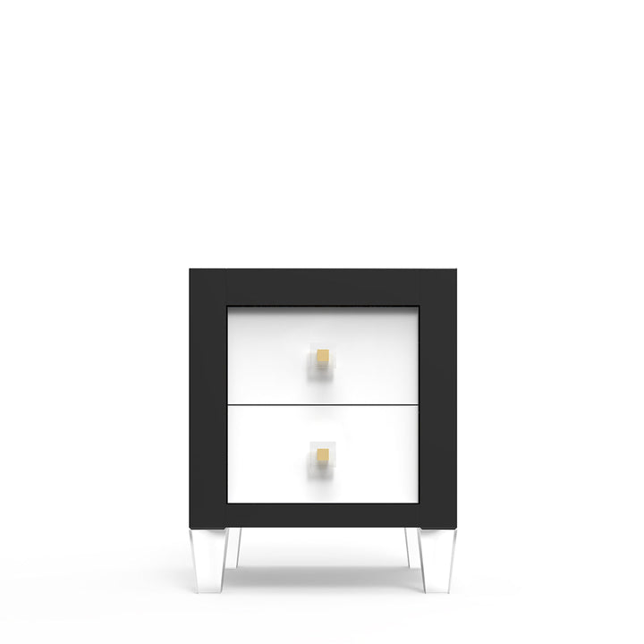 Romina - Millenario Nightstand - Solid Black-Romina image