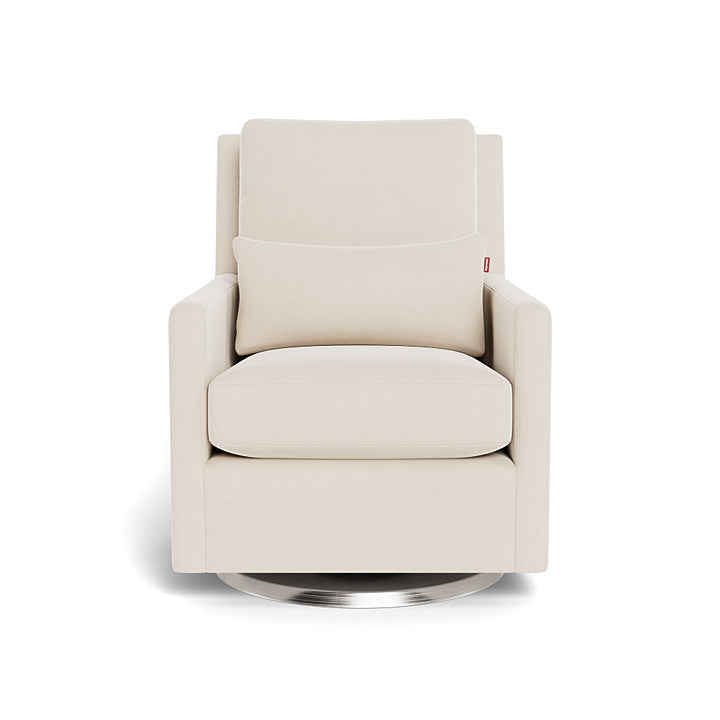 Monte design - Como Glider - Brushed Cotton-Linen-Monte design, Brushed Steel Swivel-Monte design, Beach-Monte design image
