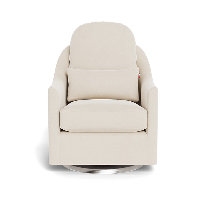 Monte design - Nessa Glider - Brushed Cotton-Linen-Monte design, Brushed Steel Swivel-Monte design, Beach-Monte design image
