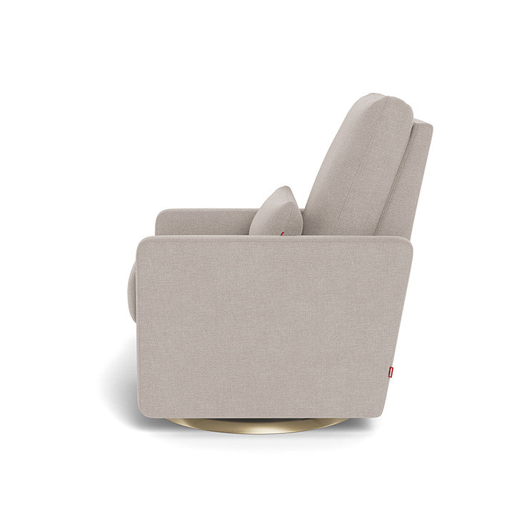 Monte design - Matera Glider Recliner - Performance Heathered-Monte design, Gold Swivel-Monte design, Sand-Monte design image