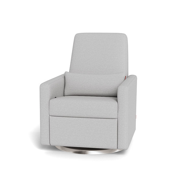 Monte design - Grano Glider Recliner - Performance Heathered-Monte design, Brushed Steel Swivel-Monte design, Fog grey-Monte design image