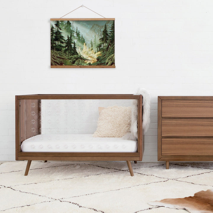 Babyletto - Nifty - Clear 3-in-1 Crib - Walnut-Babyletto image