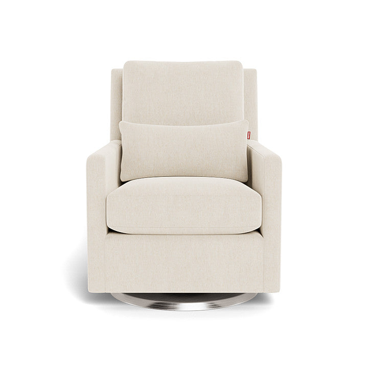 Monte design - Como Glider - Performance Heathered-Monte design, Brushed Steel Swivel-Monte design, Dune-Monte design image