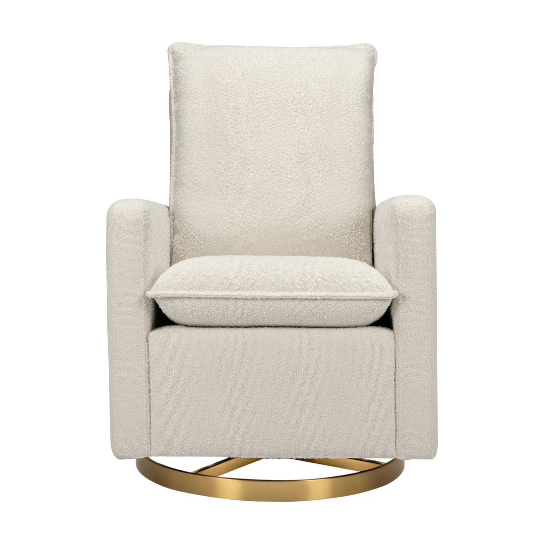Babyletto - Cali - Luxe fabric-Babyletto, Ivory Boucle with Gold Base-Babyletto image