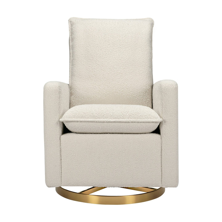 Babyletto - Cali - Luxe fabric-Babyletto, Ivory Boucle with Gold Base-Babyletto image