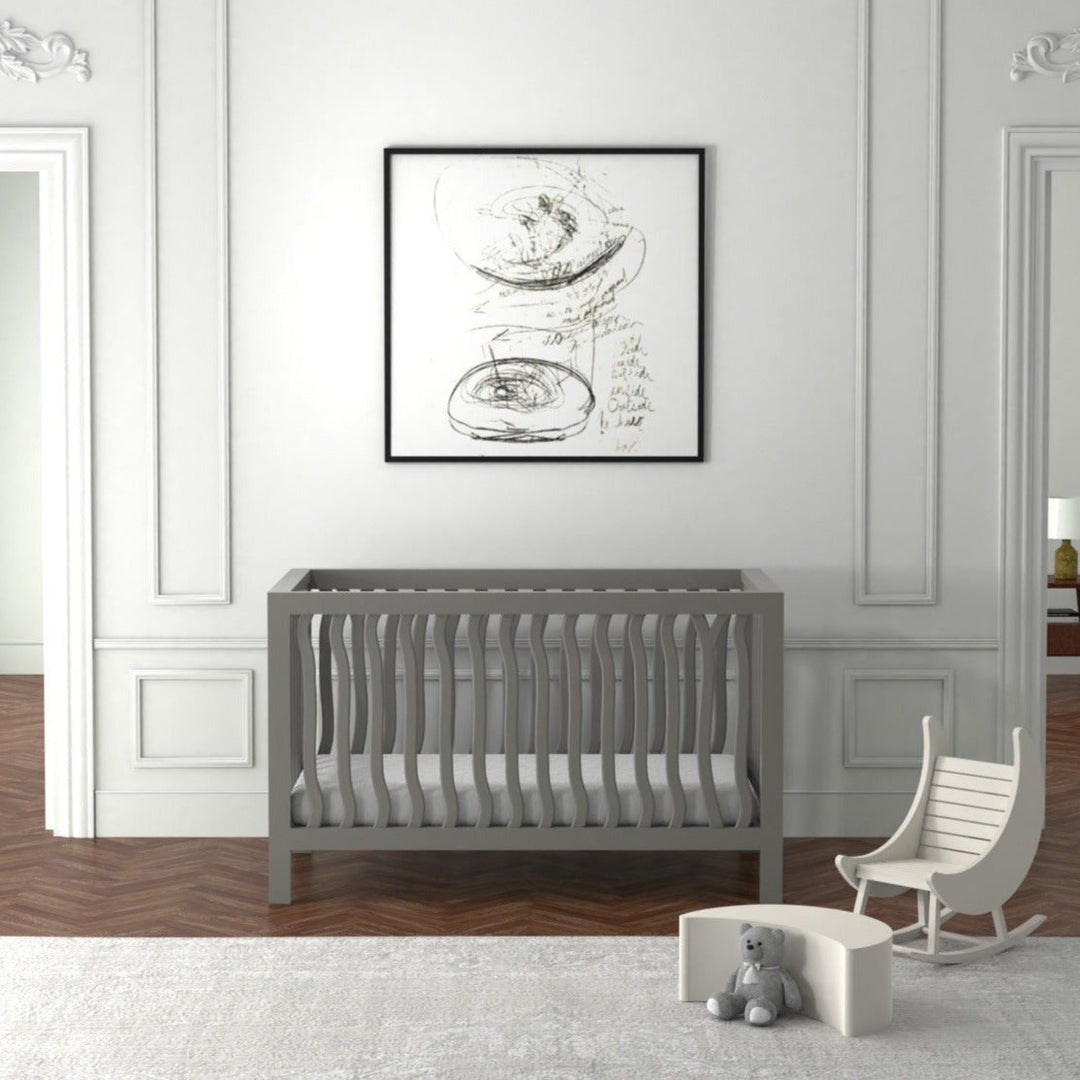 Milk Street - Branch Convertible Crib - Stone Grey-Milk Street image