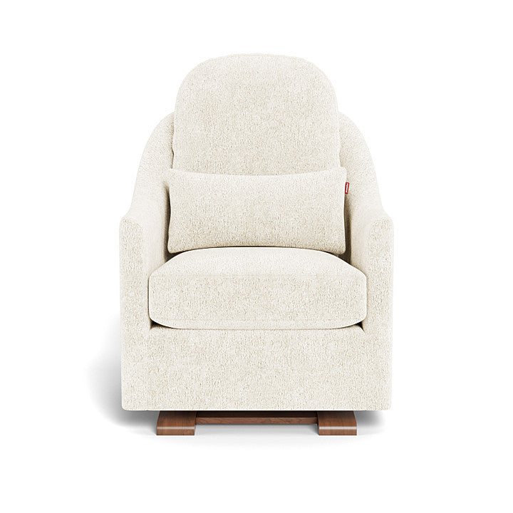 Monte design - Nessa Glider - Performance Faux Sheepskin-Monte design, Walnut-Monte design, Faux Sheepskin-Monte design image