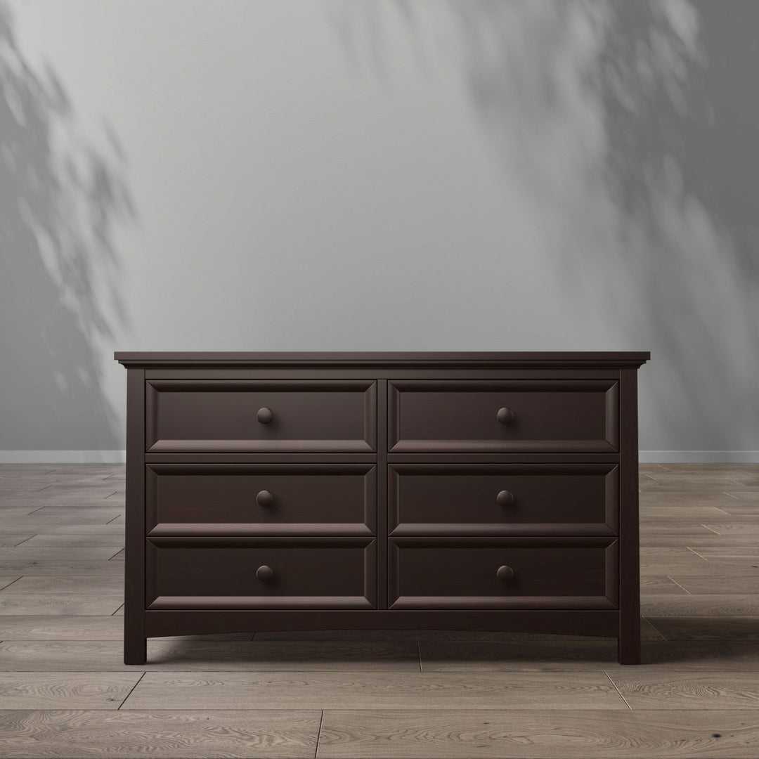 Silva Furniture -  Serena Double Dresser - Cherry-Silva Furniture image