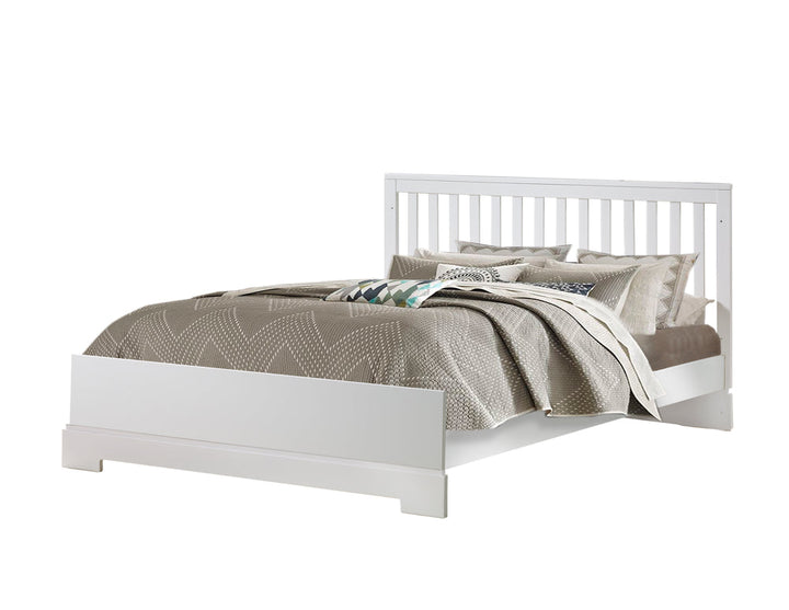 Tulip - Metro Double Bed Conversion Rails and Low profile footboard 54 Inch - White 1 image