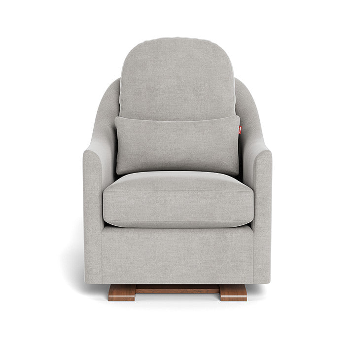 Monte design - Nessa Glider - Brushed Cotton-Linen-Monte design, Walnut-Monte design, Smoke-Monte design image