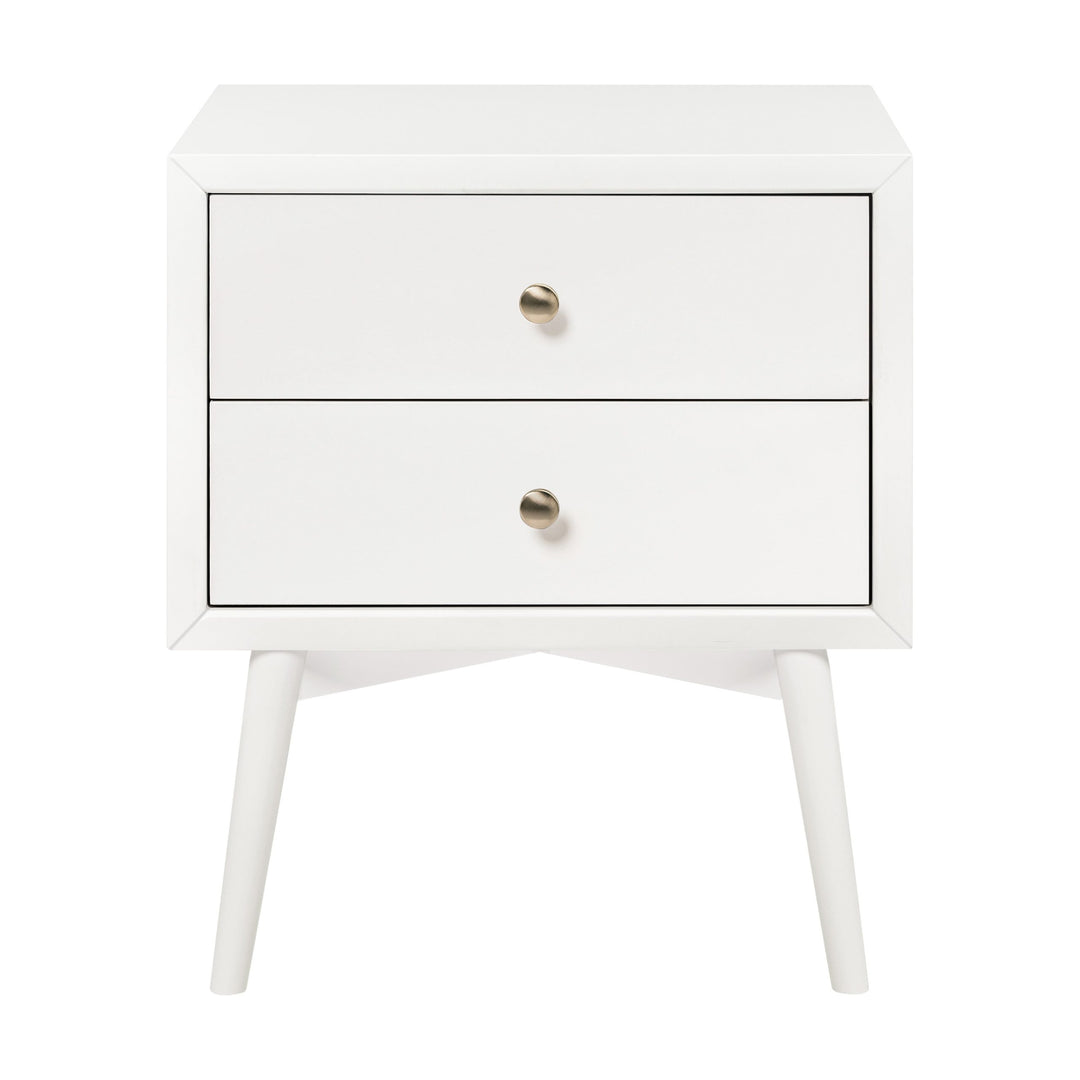 Babyletto - Palma Assembled Nightstand with USB Port - Warm White-Namesake image