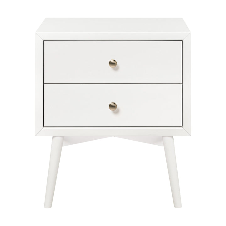 Babyletto - Palma Assembled Nightstand with USB Port - Warm White-Namesake image