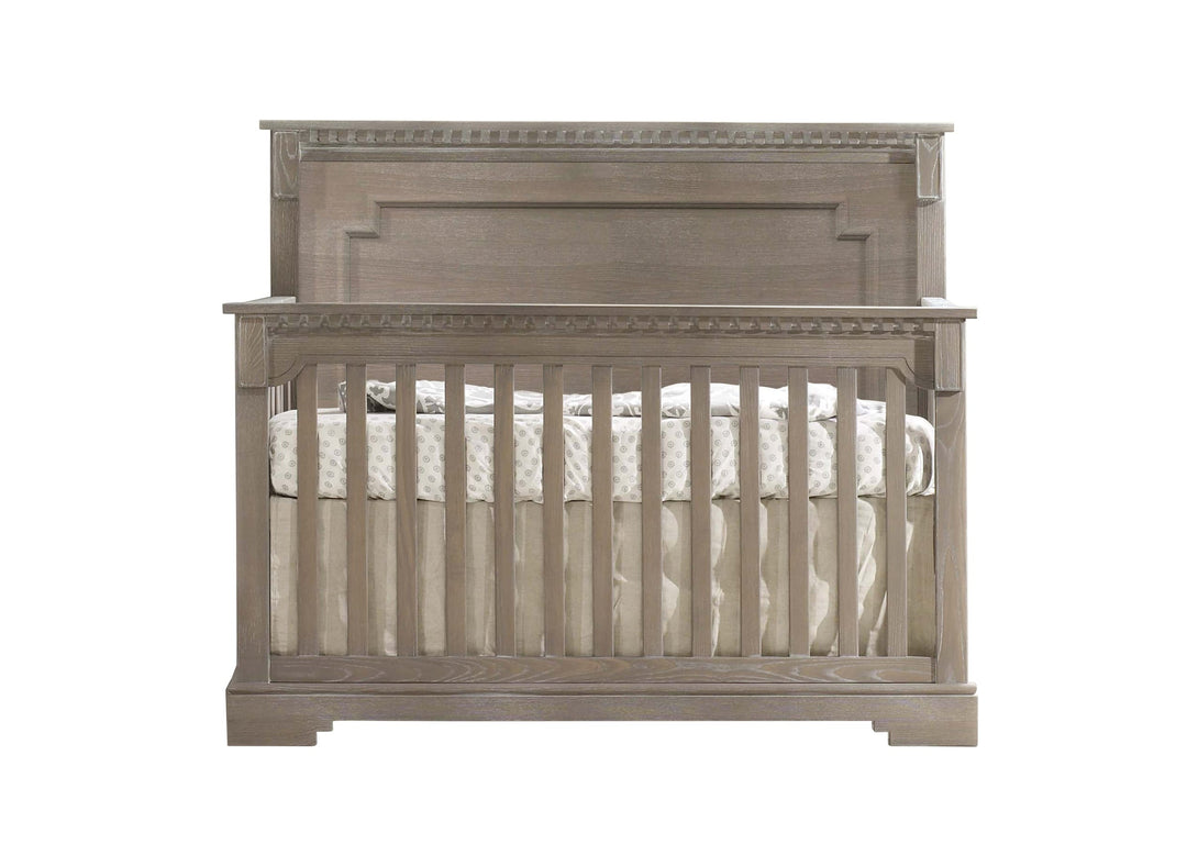 Natart - ITHACA 5-IN-1 CONVERTIBLE CRIB - Owl (Brushed)-Natart image