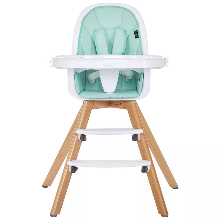 Evolur - Evolur Zoodle 2 in 1 Baby High Chair - Mint-Evolur image