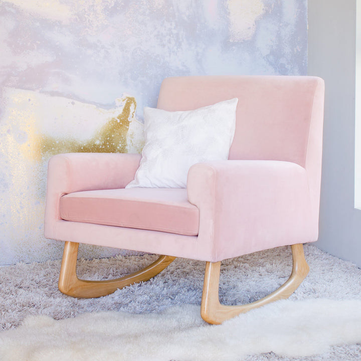 Babyletto - Sleepytime - Velvet-Babyletto, Blush Pink Velvet-Babyletto image