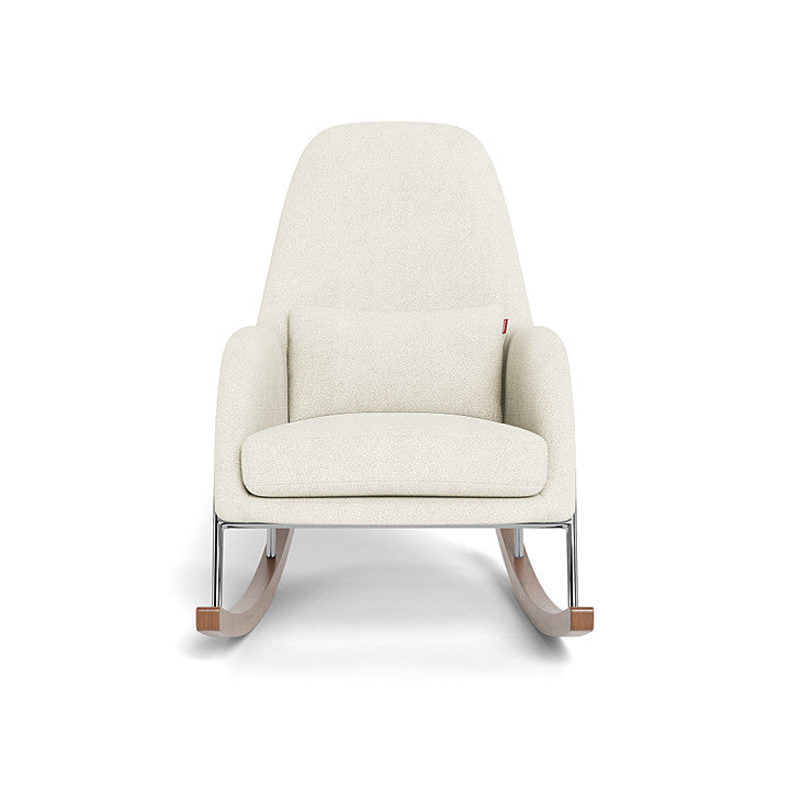 Monte design - Jackson Rocker - Chrome-Monte design, Performance Boucle-Monte design, Ivory Boucle-Monte design image