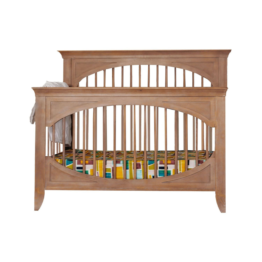 Milk Street - Cameo Oval 4-in-1 Convertible Crib - Toast-Milk Street image