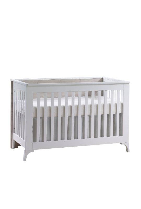 Tulip - Metro Convertible Crib &amp; Dresser Set- Charcoal/ Natural image 0