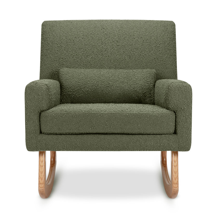 Babyletto - Sleepytime - Luxe fabric-Babyletto, Olive Boucle with Light Legs-Babyletto image