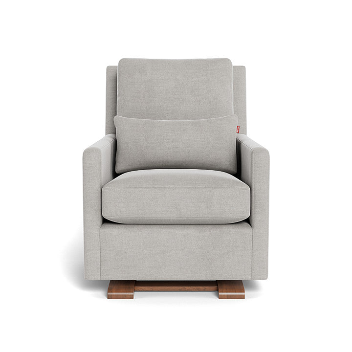 Monte design - Como Glider - Brushed Cotton-Linen-Monte design, Walnut-Monte design, Smoke-Monte design image