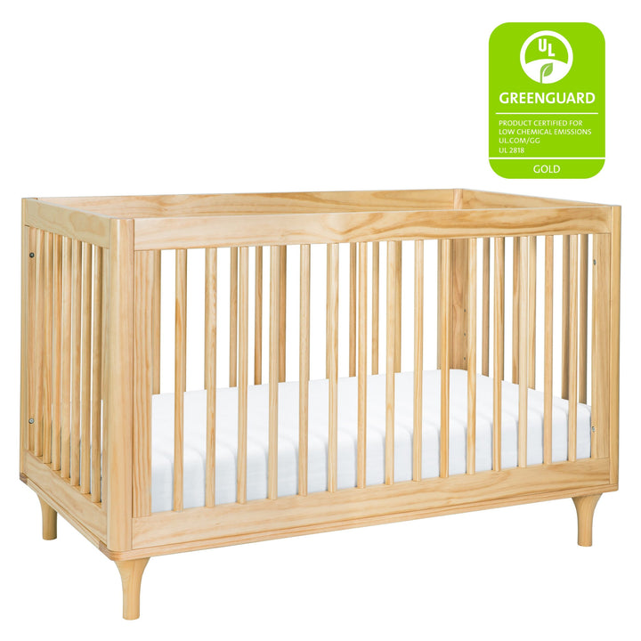 Babyletto - Lolly- 3-in-1 Convertible Crib with Toddler Bed Conversion Kit - Natural-Milk Street image